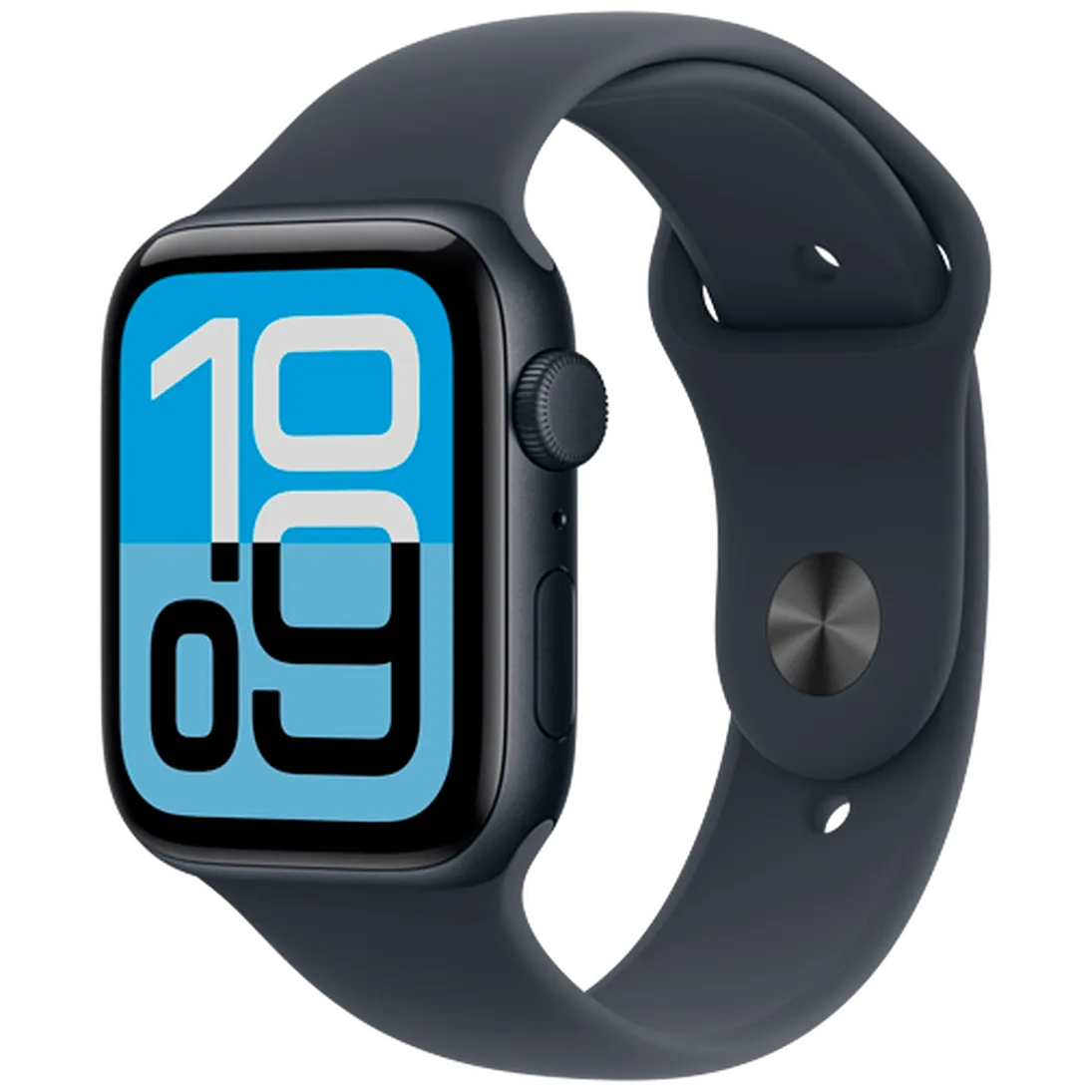 Apple Watch SE 3 44mm Donkerblauw (Donkerblauwe Rubberen Band M/L) - ReparatieCenter.nl