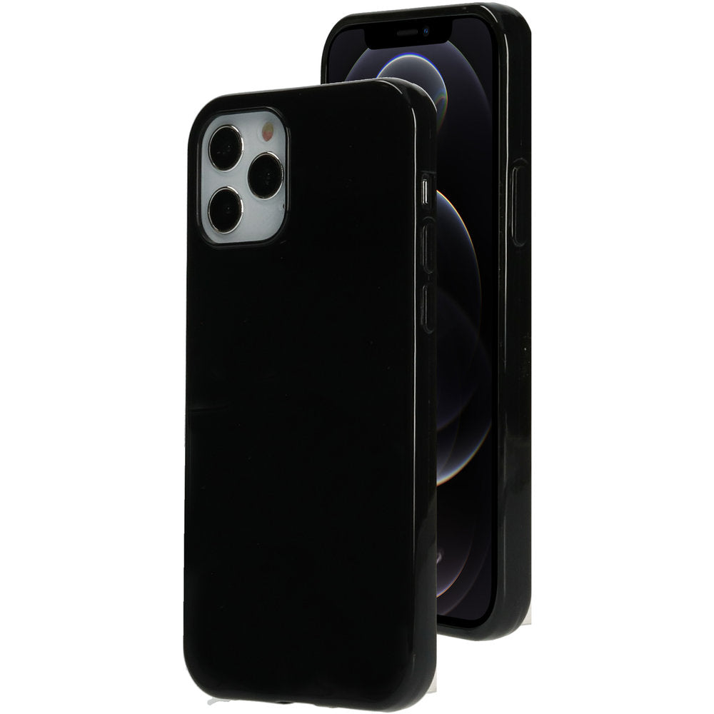 Mobicase TPU Apple iPhone 12 / 12 Pro Back Cover - Zwart - ReparatieCenter.nl