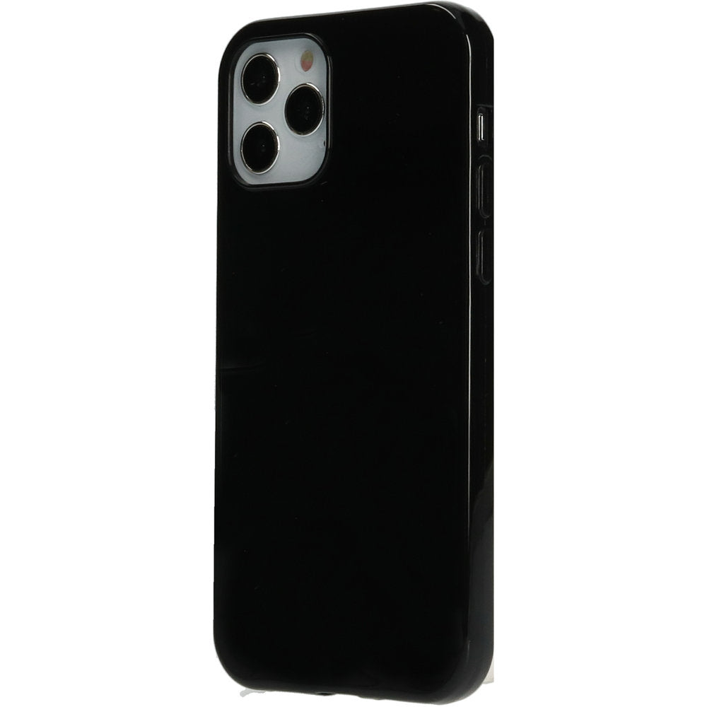 Mobicase TPU Apple iPhone 12 / 12 Pro Back Cover - Zwart - ReparatieCenter.nl