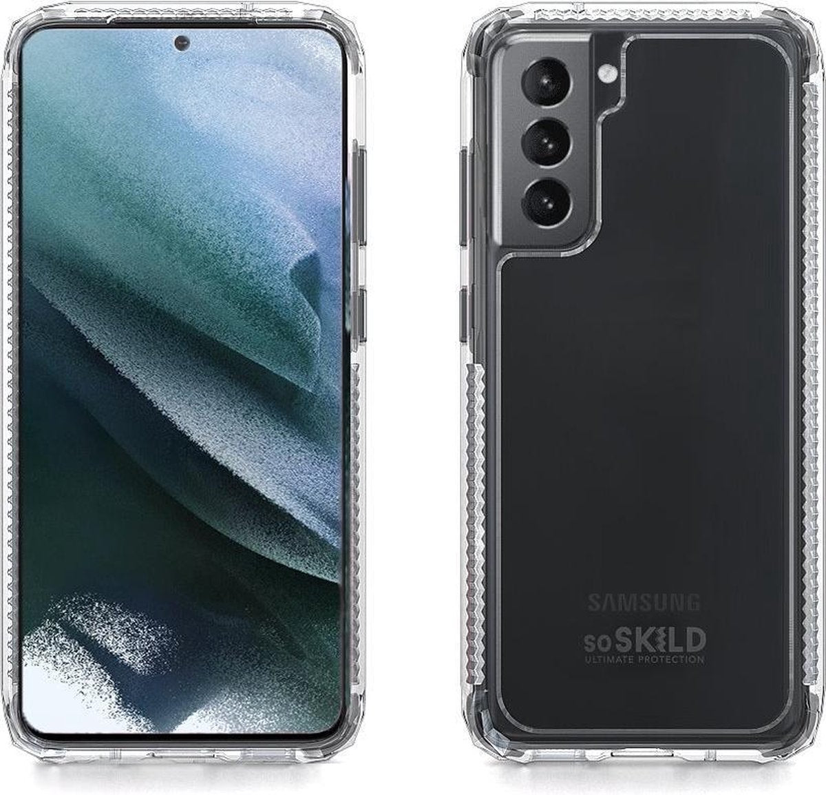 SoSkild Galaxy S21+ Defend 2.0 Heavy Impact - Transparant - ReparatieCenter.nl