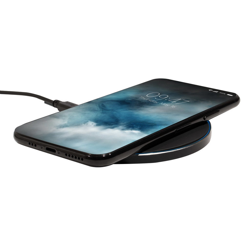 Mobiparts Wireless Quick Charger 10W Flat Zwart - ReparatieCenter.nl