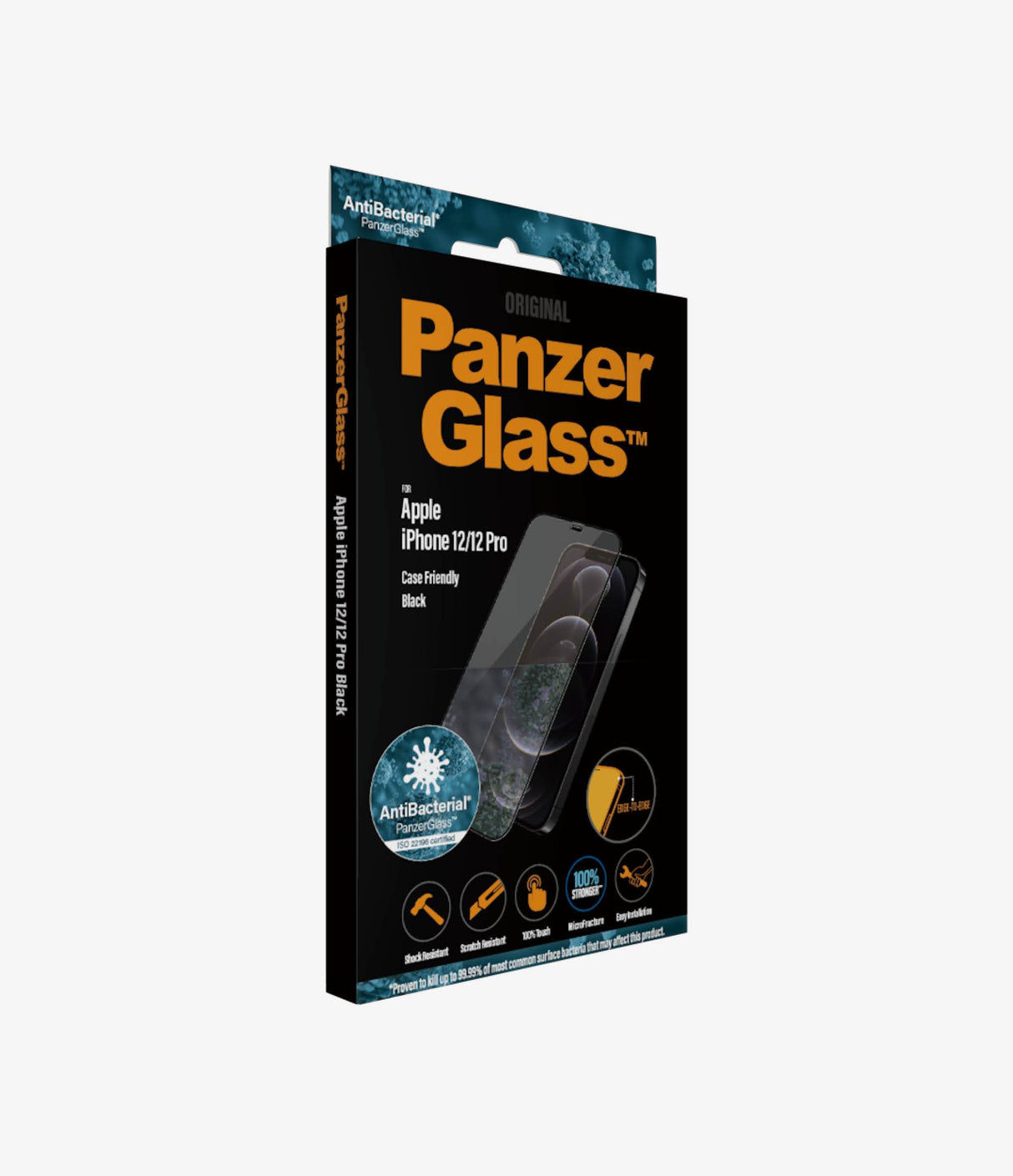 PanzerGlass Apple iPhone 12/12 Pro - Black Case Friendly - ReparatieCenter.nl