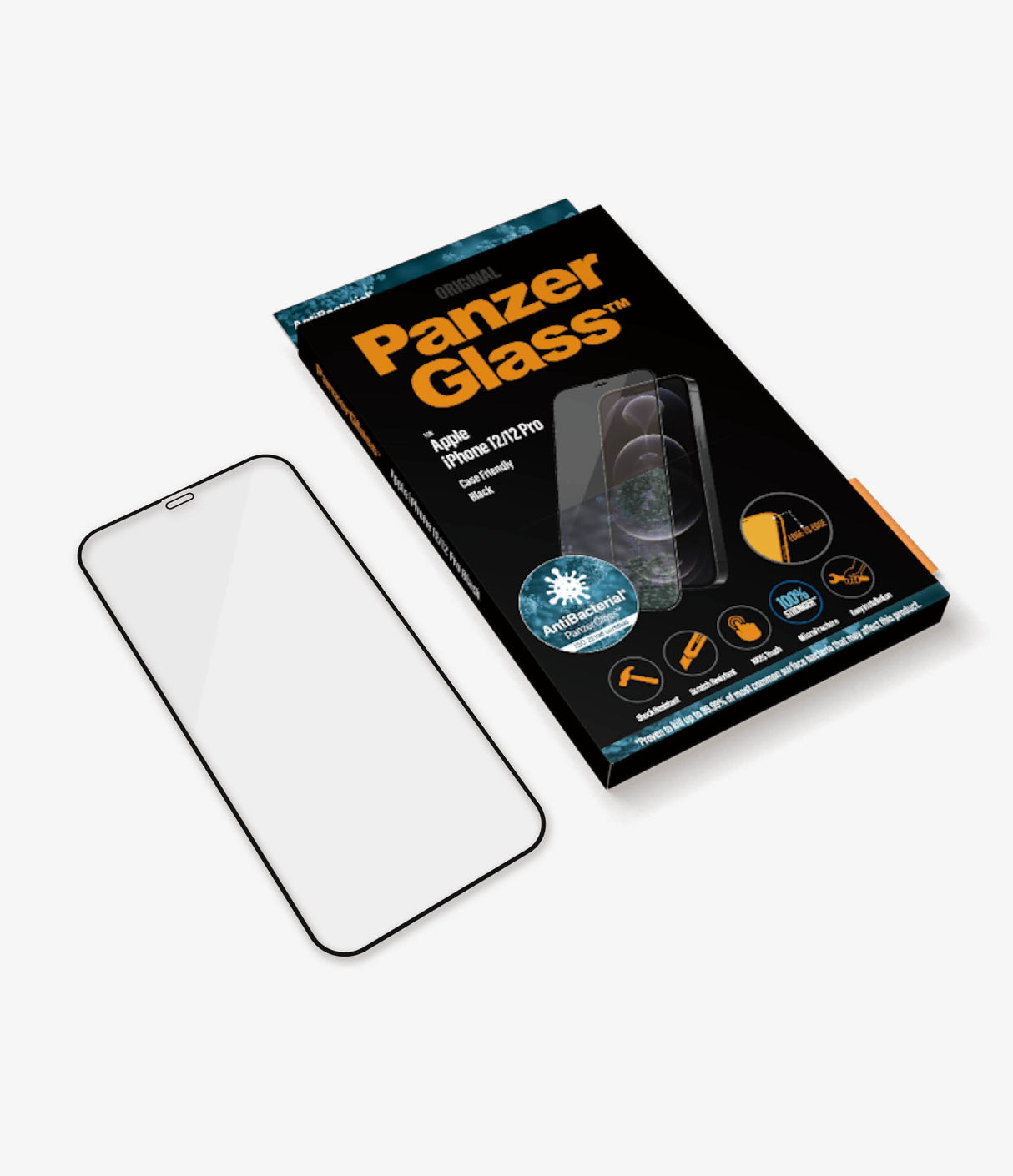 PanzerGlass Apple iPhone 12/12 Pro - Black Case Friendly - ReparatieCenter.nl