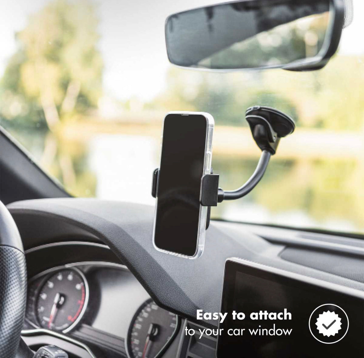 Accezz Universeel Telefoonhouder met zuignop - ReparatieCenter.nl