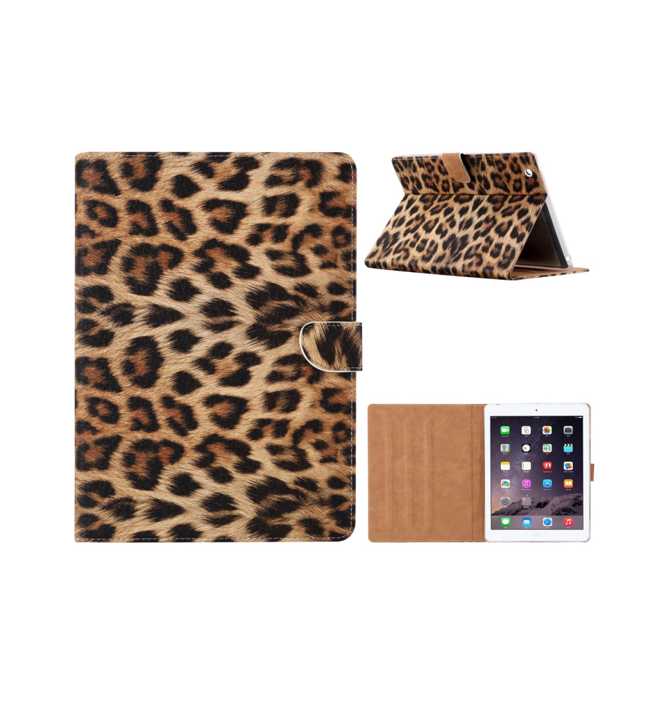 Xssive Book Case Apple iPad 9.7 2017 / 2018 - Leopard - ReparatieCenter.nl