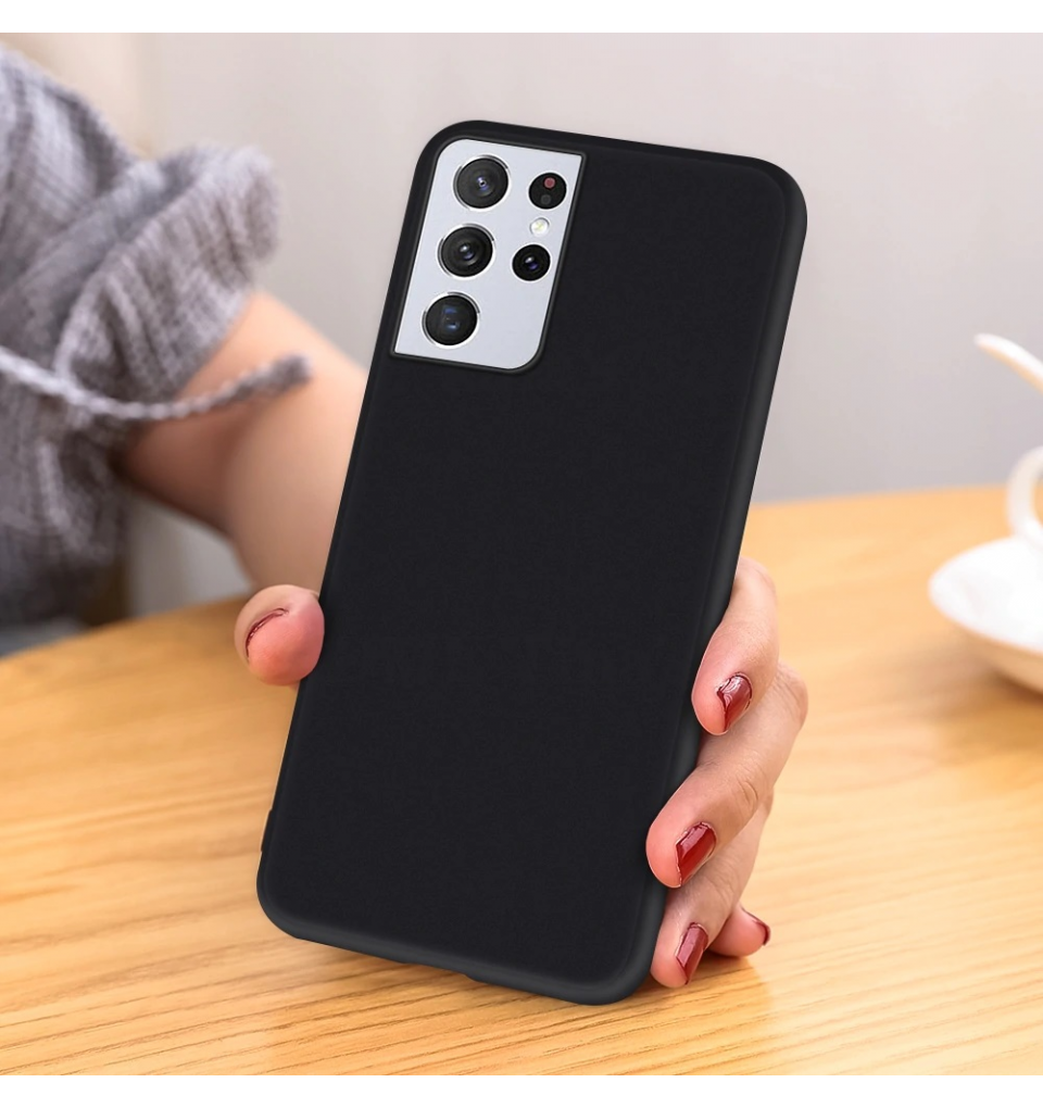 Mobicase Samsung Galaxy S21 TPU Case - Zwart - ReparatieCenter.nl