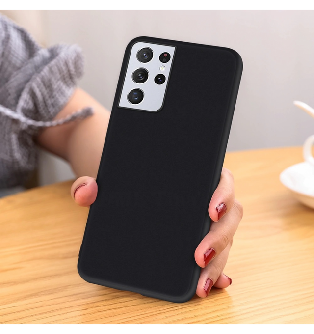Mobicase Samsung Galaxy S21 TPU Case - Zwart - ReparatieCenter.nl