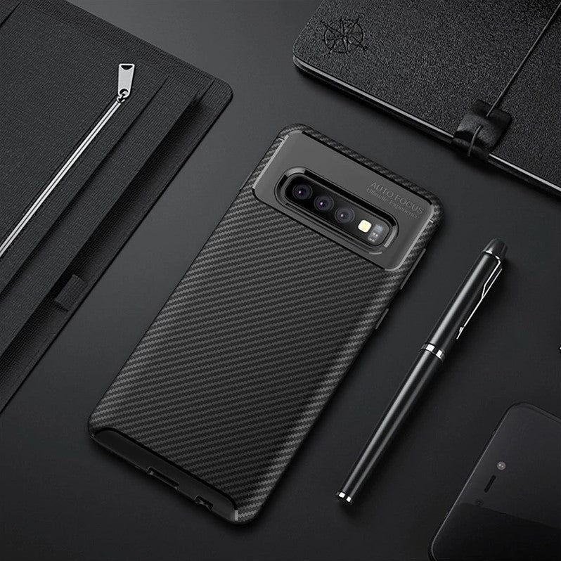 Xssive Carbon TPU Back Case Samsung Galaxy S10 - ReparatieCenter.nl