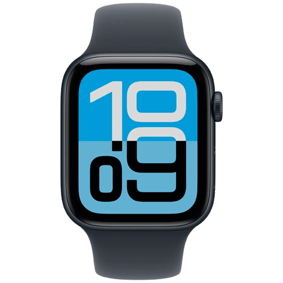 Apple Watch SE 3 44mm Donkerblauw (Donkerblauwe Rubberen Band M/L) - ReparatieCenter.nl