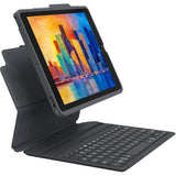 ZAGG Pro Keys Keyboard Case Apple iPad 10.2 (2019/2020/2021) Black/Grey - ReparatieCenter.nl