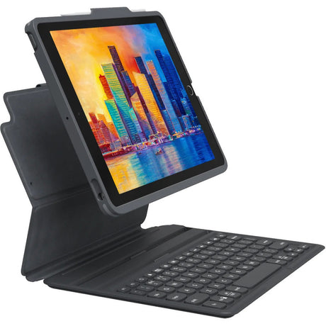 ZAGG Pro Keys Keyboard Case Apple iPad 10.2 (2019/2020/2021) Black/Grey - ReparatieCenter.nl