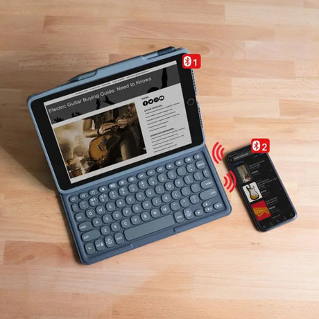 ZAGG Pro Keys Keyboard Case Apple iPad 10.2 (2019/2020/2021) Black/Grey - ReparatieCenter.nl