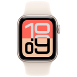Apple Watch SE 3 40mm Goud (Beige Rubberen Band S/M) - ReparatieCenter.nl