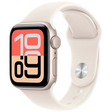 Apple Watch SE 3 40mm Goud (Beige Rubberen Band S/M) - ReparatieCenter.nl