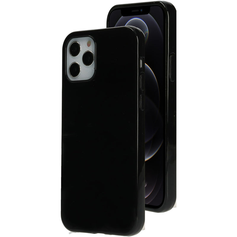 Mobicase TPU Apple iPhone 12 / 12 Pro Back Cover - Zwart - ReparatieCenter.nl