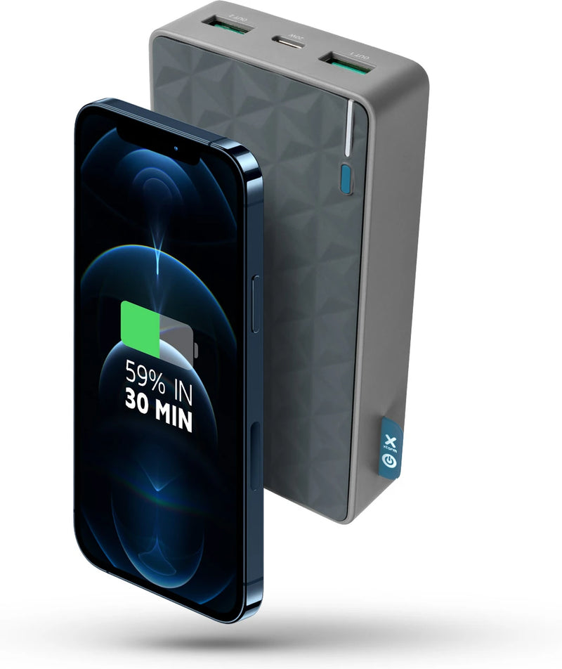 Xtorm Powerbank 20.000 mAh Power Delivery + Quick Charge - ReparatieCenter.nl