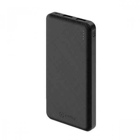 Celly Powerbank 10.000mAh Dual USB Zwart - ReparatieCenter.nl