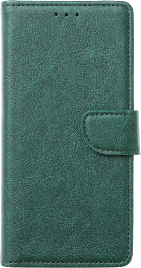 Mobicase Samsung Galaxy A12 Book Case Donkergroen - ReparatieCenter.nl