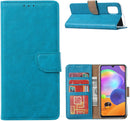 Samsung Galaxy A13 4G Book Case Turquoise - met pasjes - ReparatieCenter.nl