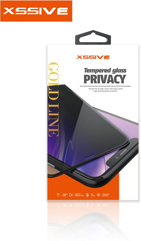Xssive Full Privacy Glass Screenprotector iPhone 13/ 13 Pro - ReparatieCenter.nl