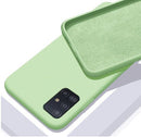 Xssive Samsung Galaxy A51 Silicone Carbon Cover - Groen - ReparatieCenter.nl